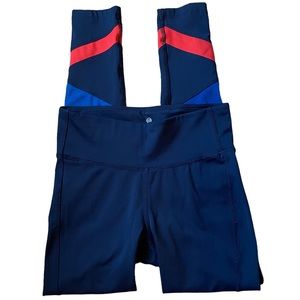 Marine Layer Rise Navy Leggings Small
